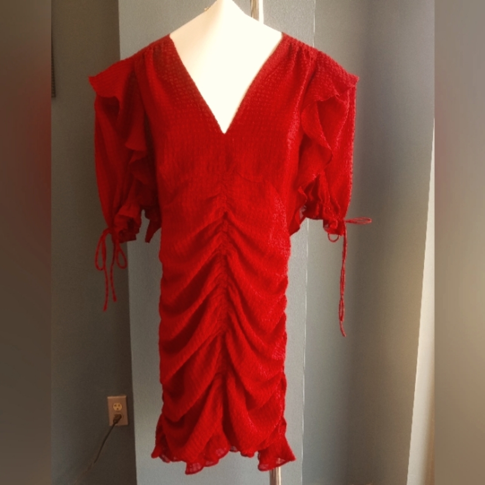 Mini dress in burgundy from Endless Rose size medium.